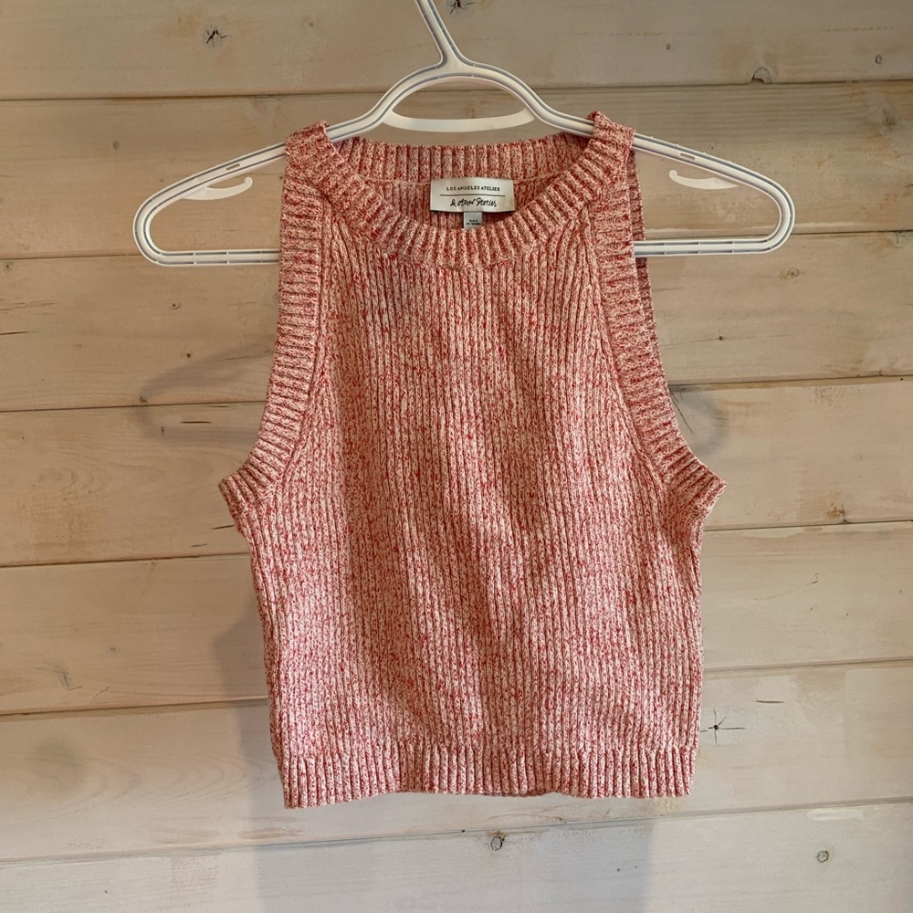 & Other Stories | Red Knit Tank Top